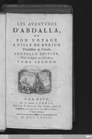 T. 2: Les Aventures D'Abdalla, Ou Son Voyage A L'Isle De Borico : Traduction de l'Arabe