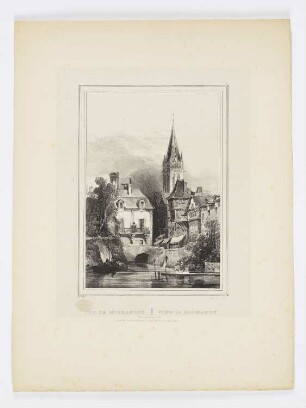 Vue de Normandie, Blatt 8 der Folge "Album mit zwölf Zeichnungen"