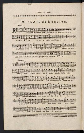 6-8, Missa III. de Requiem