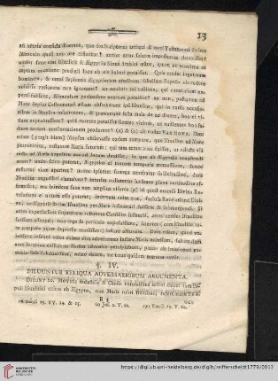 §. IV. Diluuntur Reliqua Adversariorum Argumenta