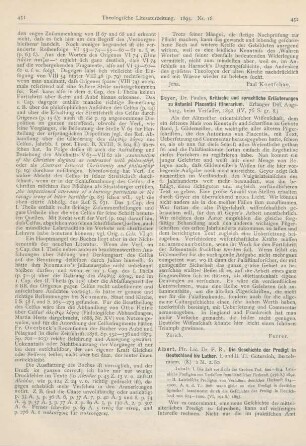 452 [Rezension] Geyer, Paulus, Kritische und sprachliche Erläuterungen zu Antonini Placentini Itinerarium