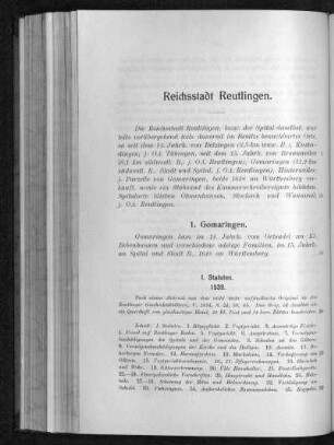 Reichsstadt Reutlingen
