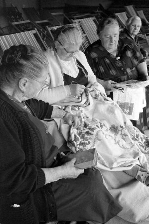 Freizeit im Caritas-Waldheim für alte Menschen der Liebfrauenpfarrei.