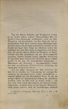 Theorie der Newton'schen Farbenringe im durchgehenden Lichte