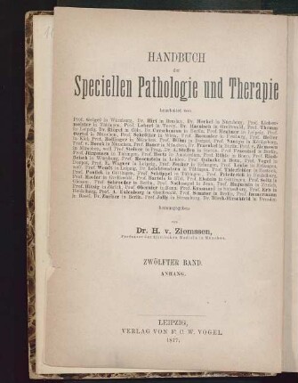 Die Störungen der Sprache : Versuch einer Pathologie der Sprache