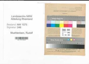 Entnazifizierung Rudolf Muehlenbein , geb. 02.12.1899 (Malermeister)