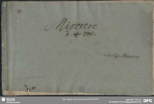 Miserere - Mus.2740-E-1 : V (4), Coro, orch - c; HarWV 41