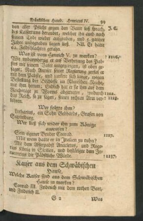 Kaiser aus dem Schwäbischen Hause.