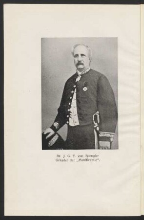Br. J. G. F. van Spengler Gründer der "Munificentia"
