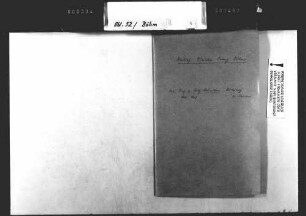 Schreiben von Fritz Neumann, Heidelberg, an Franz Böhm