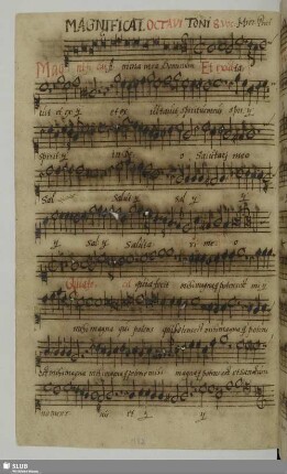Praetorius, Hieronymus: Magnificat in 8.Ton (hypomixolydisch)