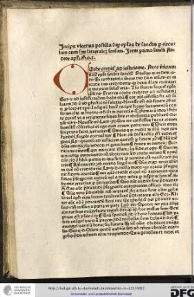 Corde creditur... Ante initium illius epistole scribit sanctus Paulus in eodem capitulo Si confitearis...