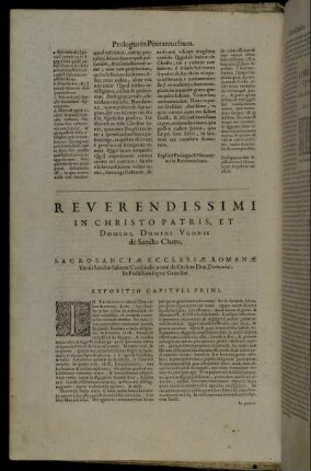 Capituli Primi. - Cap. XV.