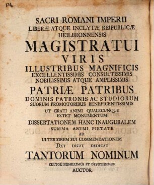 Diss. inaug. med. de haemorrhagia uteri partum insequente