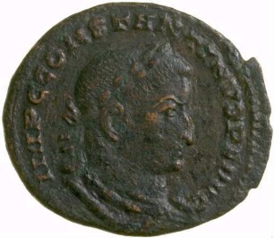 Münze, Follis, 307 - 308
