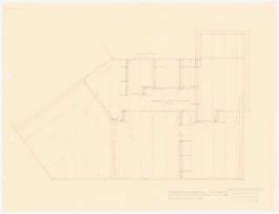 Jugendherberge, Marburg: Balkenlage Wohnhaus 1:50