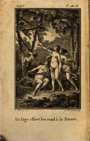 Almanach des graces, dédié 'a la plus belle : etrennes érotiques et patriotiques chantantes. 1795, 1795