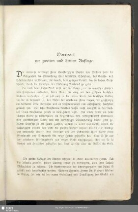 Vorwort zur zweiten und dritten Auflage
