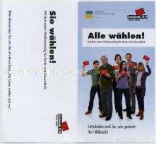 Informationsschrift der Deutschen Rentenversicherung zur Sozialwahl 2011