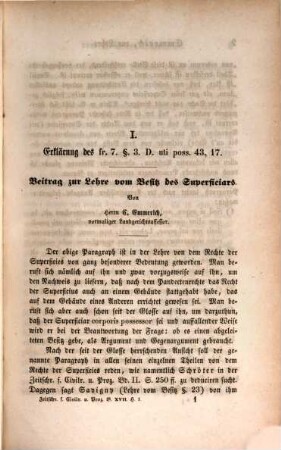 Zeitschrift für Civilrecht und Prozeß. 17, 17. 1860
