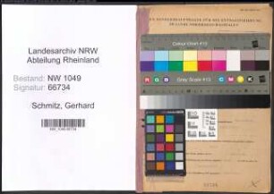 Entnazifizierung Gerhard Schmitz , geb. 22.12.1910 (Verwaltungsbeamter)