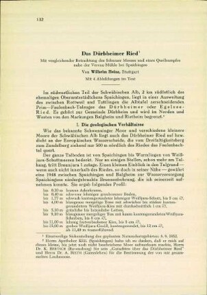 Das Dürbheimer Ried