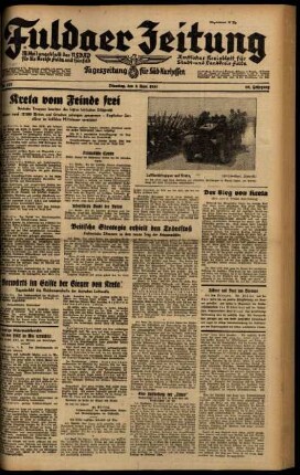 Ausgabe vom Dienstag, den 03. Juni 1941.