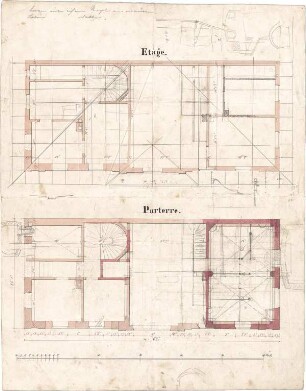 Reiffenstuel, Michael; Hintergebäude Graf Maldeghem - Grundriss EG, Grundriss