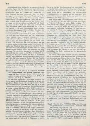 308-309 [Rezension] Brandt, Theodor, Tertullians Ethik
