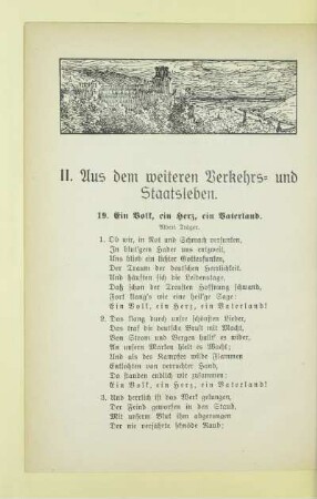 II. Aus dem weiteren Verkehrs- und Staatsleben