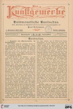 2. November-Heft 1893