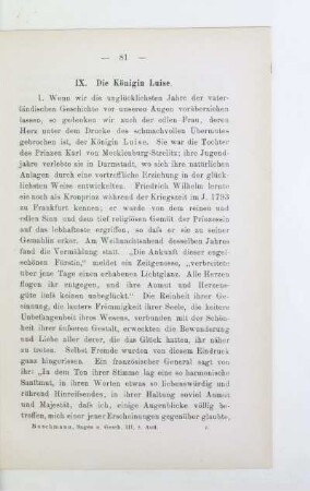 IX. DIe Königin Luise