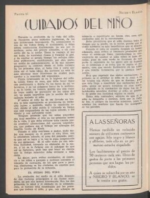 Cuidados del niño