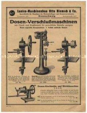 Konservendosen-Verschlußmaschine
