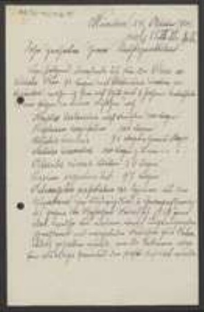Brief von Joseph Kränzle an Hermann Poeverlein