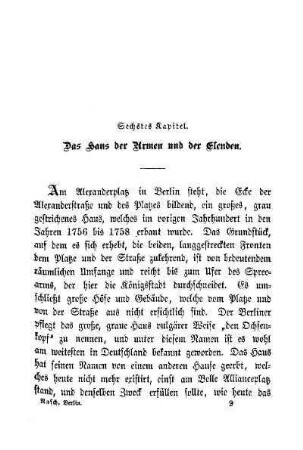 Sechstes Kapitel. Das Haus der Armen und der Elenden