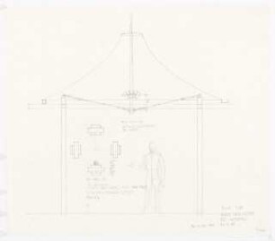 Ausstellung in der Orangerie im Schloss Charlottenburg, Berlin-Charlottenburg: Zelt: Elekrointallation 1:10, 1:1