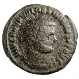 Münze, Follis (Follaro), 297 n. Chr.