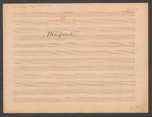 Maifahrt; pf; op.19,3
