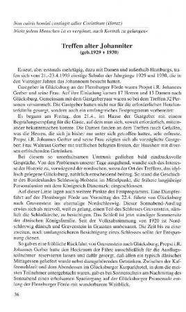 Treffen alter Johanniter