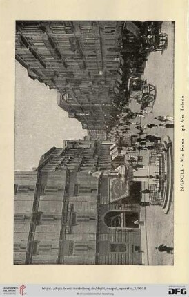 Napoli – Via Roma - già Via Toledo – Rue de Rome – Rome Street – Romestrasse