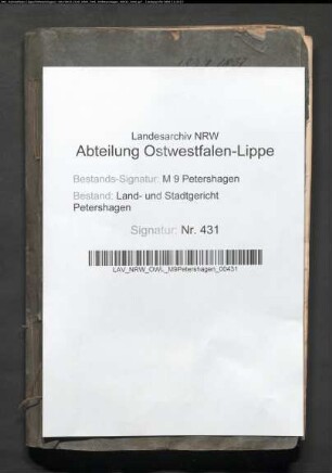 Teilung der Gemeinheiten zu Ovenstädt und Glissen
