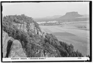 Rauenstein, Südseite. Sächsische Schweiz