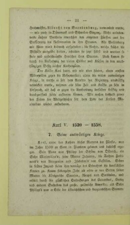 7. Karl V. 1520-1558