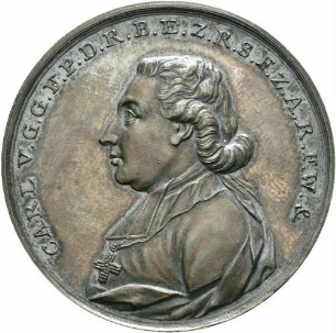 Erzbischof - Medaille auf die Huldigung in Frankfurt 1807.