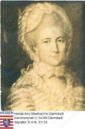 Weißenbruch, Johannette Amalie geb. Kekulé (1748-1818) / Porträt, vorblickend, Brustbild