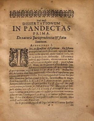 Johannis Strauchi ... Dissertationes undetriginta Ad Jus Justinianium privatum methodicè dispositae