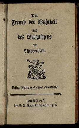 Ersten Jahrgangs erstes Vierteljahr.