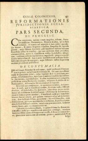 De Contumacia.