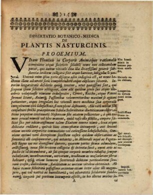 Examen Theoretico-Practico-Medicum Plantarum Nasturcinarum
